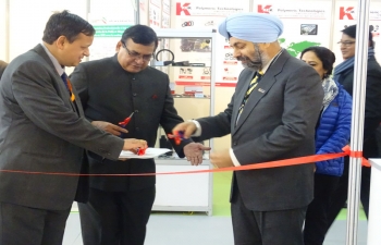 Inauguration of Indian Pavilion in Equip Auto Algeria 2016(Exhibition of Auto Components) by Ambassador on 29 February 2016 at SAFEX Exhibtion Centre, Concorde Pavilion, Algiers