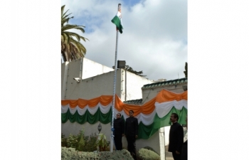 Celebration of India\'s 70th Independence Day on 15th August, 2016 at Embassy Residence in Algiers