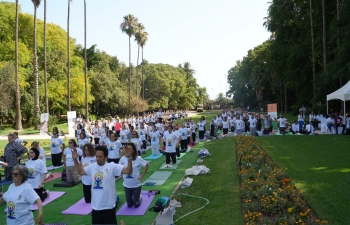 Celebration of the 10th International Day of Yoga